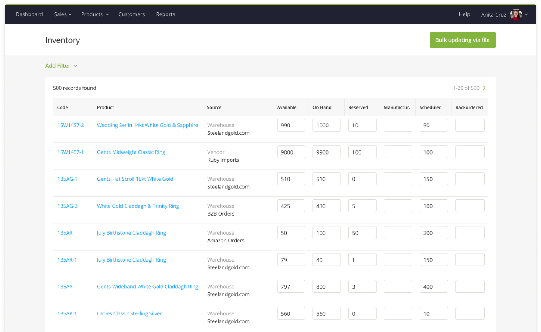 Automated and smart multi
                        warehouse management